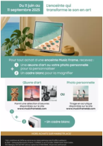 Promos et remises  : L’enceinte qui transforme le son en art