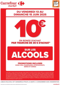 Prospectus Carrefour Drive SEGNY : CE WEEK-END, OPERATION BON D’ACHAT SUR L’ALCOOL