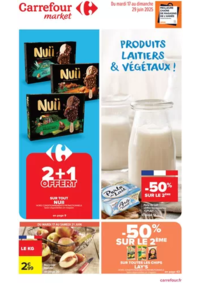 Prospectus Carrefour Drive QUEVERT : PRODUITS LAITIERS ET VÉGÉTAUX
