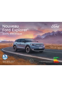 Prospectus Ford PARIS 210-212 Avenue du Maine : Ford Nouveau Explorer 100% Électrique