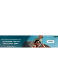Prospectus Général d'Optique SAINT OMER : -20% sur une sélection de montures sport