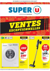 Prospectus Super U POUZAUGES : Ventes exceptionnelles
