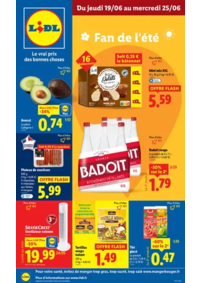 Prospectus Lidl ST GALMIER : Retrouvez une gamme de produits pour vos repas d'été, toujours à prix Lidl !
