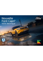 Prospectus Ford : Ford Nouveau Capri 100% Électrique