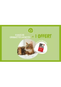 Prospectus Médor et compagnie Vandoeuvre : 9 sacs de croquettes ou de litière achetés, le 10ème offert