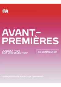 Prospectus Minelli Flers LES GALERIES - Stand Minelli 9 RUE DU 6 JUIN : Avant - Premières