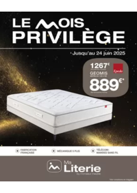 Prospectus Monsieur meuble ARRAS : Jusqu’au 24 juin, offrez-vous le confort d’une literie de qualité avec des offres exclusives !