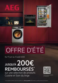 Prospectus Copra LILLEBONNE : AEG vous rembourse jusqu'à 200€