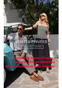 Prospectus Finsbury ROUEN : Exclusivité Ventes Privées, jusqu'à -50% de réduction sur les chaussures pour homme.