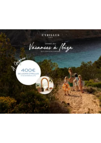 Prospectus Cyrillus Reims : Vacances à Ibiza