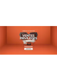 Prospectus Crozatier BAYEUX : Ventes Privilèges