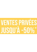 Promos et remises  : Ventes Privées jusqu'à -50%