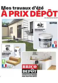 Prospectus Brico Dépôt Nice - Lingostière : Mes travaux d'été à prix dépôt !