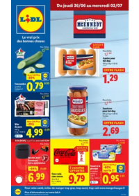 Prospectus Lidl INGRE : Hot-dogs, popcorn, pancakes… Lidl vous emmène aux USA avec des saveurs 100% américaines !