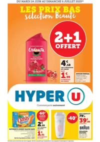 Prospectus Hyper U FONTENAY LE COMTE : Spécial Beauté