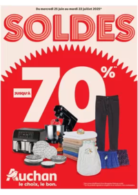 Prospectus Auchan BRIVES CHARENSAC : SOLDES : jusqu'à -70% !