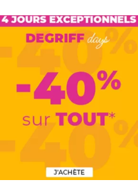 Prospectus Dégriff'Stock AIX - LE THOLONET : 4 jours exceptionnels
