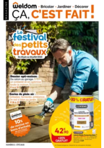 Prospectus  : Le festival des petits travaux