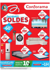 Prospectus Conforama COLOMBES : Soldes