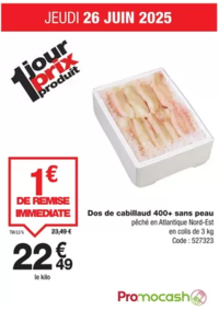 Prospectus Promocash Narbonne : 1 jour prix produit