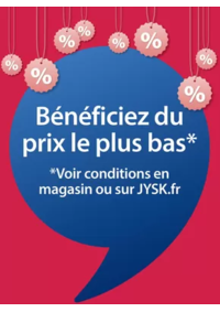 Prospectus Jysk DECHY : Offres exceptionnelles