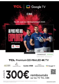 Prospectus BeDigital Paris 176/178 Rue Montmartre : TCL TV C8K