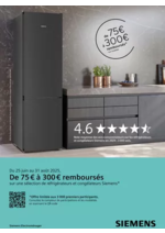 Prospectus Boulanger : OFFRE Siemens: jusqu'à 300€ remboursés !