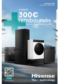 Prospectus Boulanger Saint Orens : OFFRE Hisense : jusqu'à 300€ remboursés !