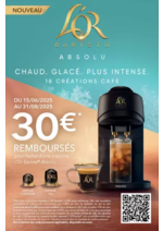 Prospectus Connexion : 30€ remboursés pour l'achat d'une machine L'Or Barista Absolu
