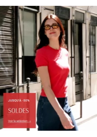 Prospectus Ekyog PARIS 23 RUE DES FRANCS BOURGEOIS : SOLDES Printemps-Eté Jusqu'à -50%