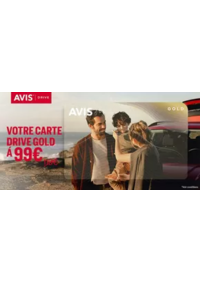 Prospectus AVIS - Paris 10ème - Gare du Nord : Durée limitée : Avis Drive Gold est à 99 €