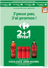 Prospectus Carrefour Drive FLINS SUR SEINE : J'PEUX PAS, J'AI PROMOS DU 01 AU 13 JUILLET 2025