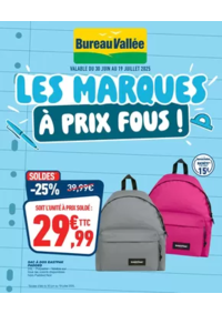 Prospectus Bureau Vallée - Montrouge : Les marques à prix fous!
