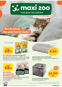 Prospectus Maxi zoo Belfort : Pas de stress Nos prix font le reste !