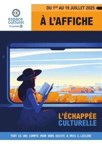 Prospectus Espace culturel E.Leclerc LE PIAN MEDOC : E.Leclerc Espace Culturel SELECTION ÉTÉ