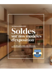 Prospectus Cuisines références LA QUEUE EN BRIE : C’est maintenant chez Cuisines Références avec nos modèles d’exposition et électroménagers en SOLDES