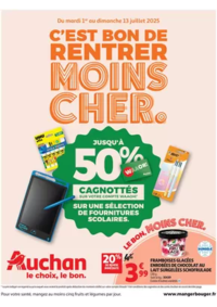 Prospectus Auchan SOISY SOUS MONTMORENCY : C'est bon de rentrer moins cher