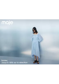 Prospectus Maje ST GERMAIN EN LAYE : SOLDES jusqu'à -50 %