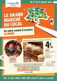Prospectus E.Leclerc LE MANS : Catalogue Alliances Locales