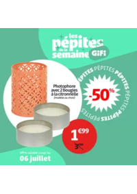 Prospectus Gifi LONGPONT SUR ORGE : Profitez des pépites de la semaine chez GiFi : du 2 au 6 juillet une sélection de produits à PRIX FO
