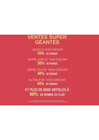 Prospectus MAUBOUSSIN STRASBOURG : VENTES SUPER GÉANTES