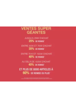 Prospectus MAUBOUSSIN : VENTES SUPER GÉANTES