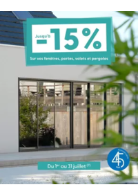 Prospectus Tryba COMPIEGNE : Jusqu’à -15% sur fenêtres, volets, portes et pergolas