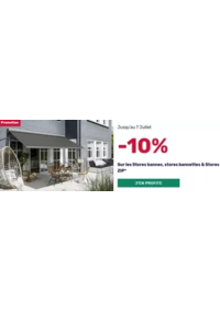 Prospectus K par K COMPIÈGNE : -10% Sur les Stores bannes, stores bannettes & Stores ZIP*