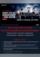 Recevez jusqu'à 235€ de cashback avec ASUS - LDLC