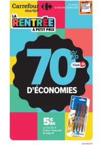Prospectus Carrefour Market YZEURE : 70% D'ÉCONOMIES