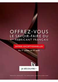 Prospectus Cuisines Schmidt VALENCIENNES : Offrez-vous le savoir-faire du premier fabricant français* !