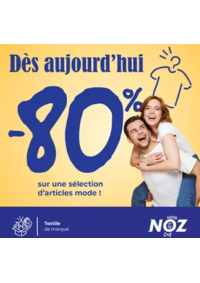 Prospectus NOZ Valmont : SOLDES Textile de marques