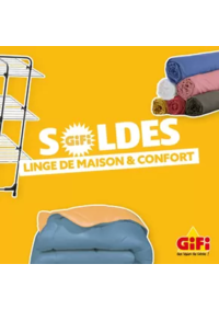 Prospectus Gifi ROANNE - LE COTEAU : Découvrez notre sélection soldée de linge de maison et accessoires pour un cocon parfait chez vous !
