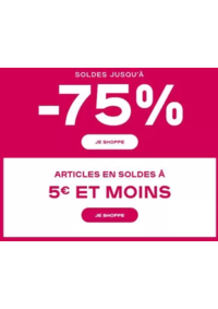 Prospectus Claire's MONDEVILLE : SOLDES jusqu'à -75 %